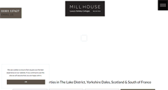 Desktop Screenshot of millhousecottages.co.uk